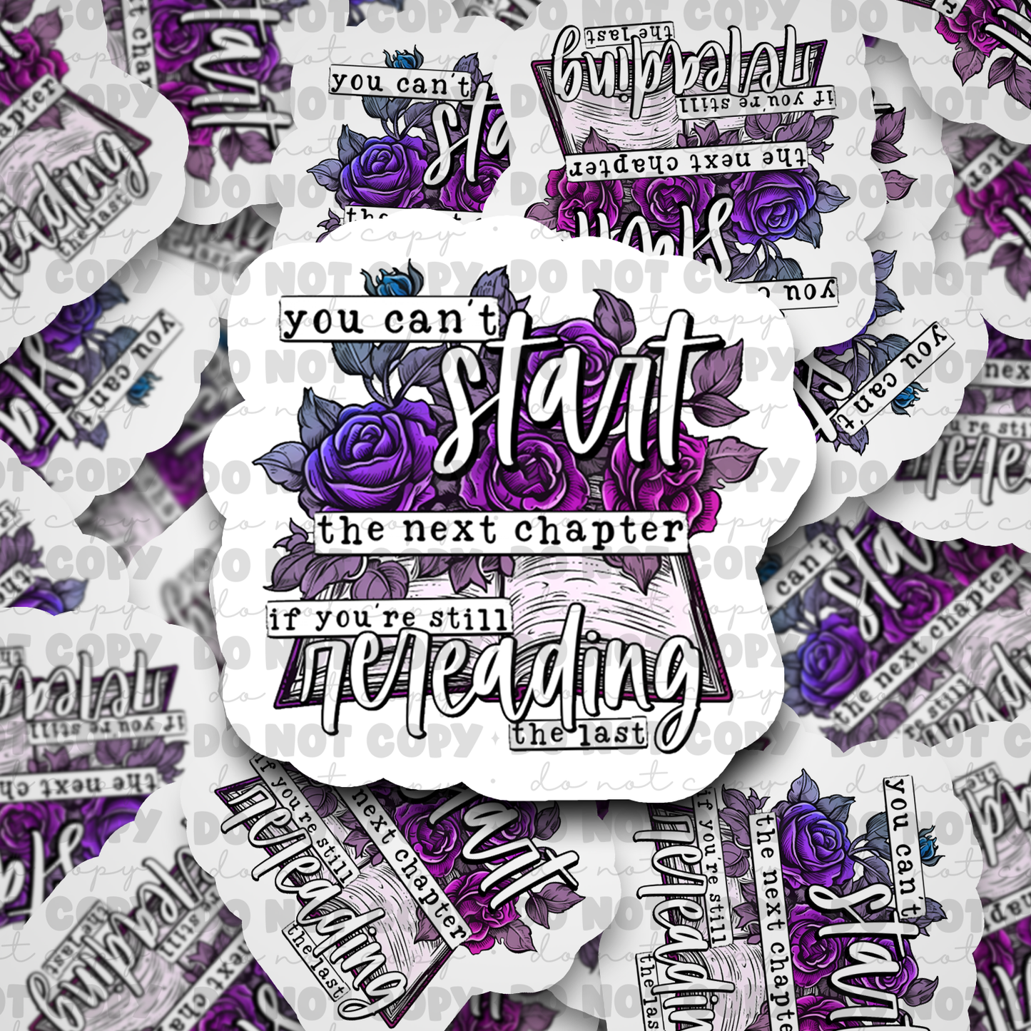 You cant start the next chapter sticker