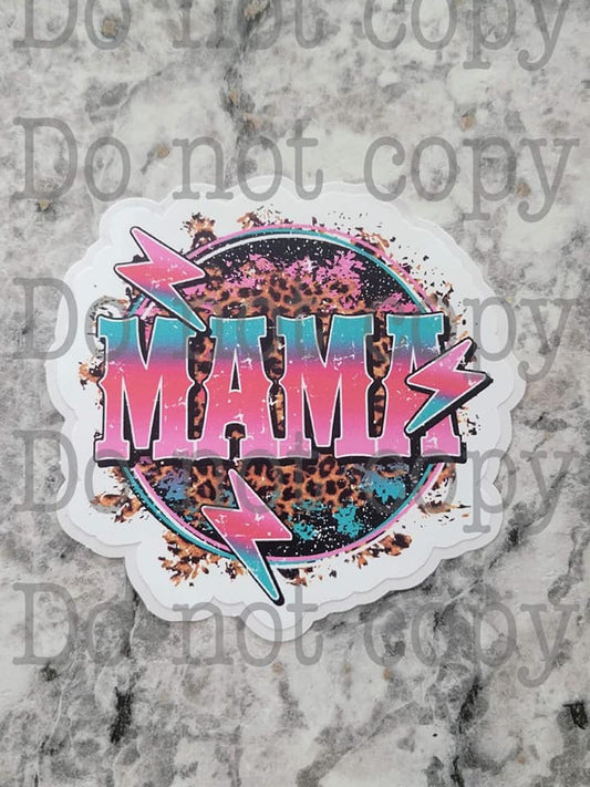 mama lightening sticker
