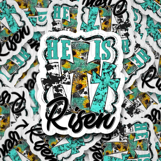 he is risen sticker