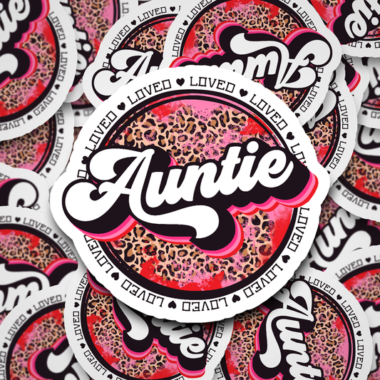 loved auntie sticker