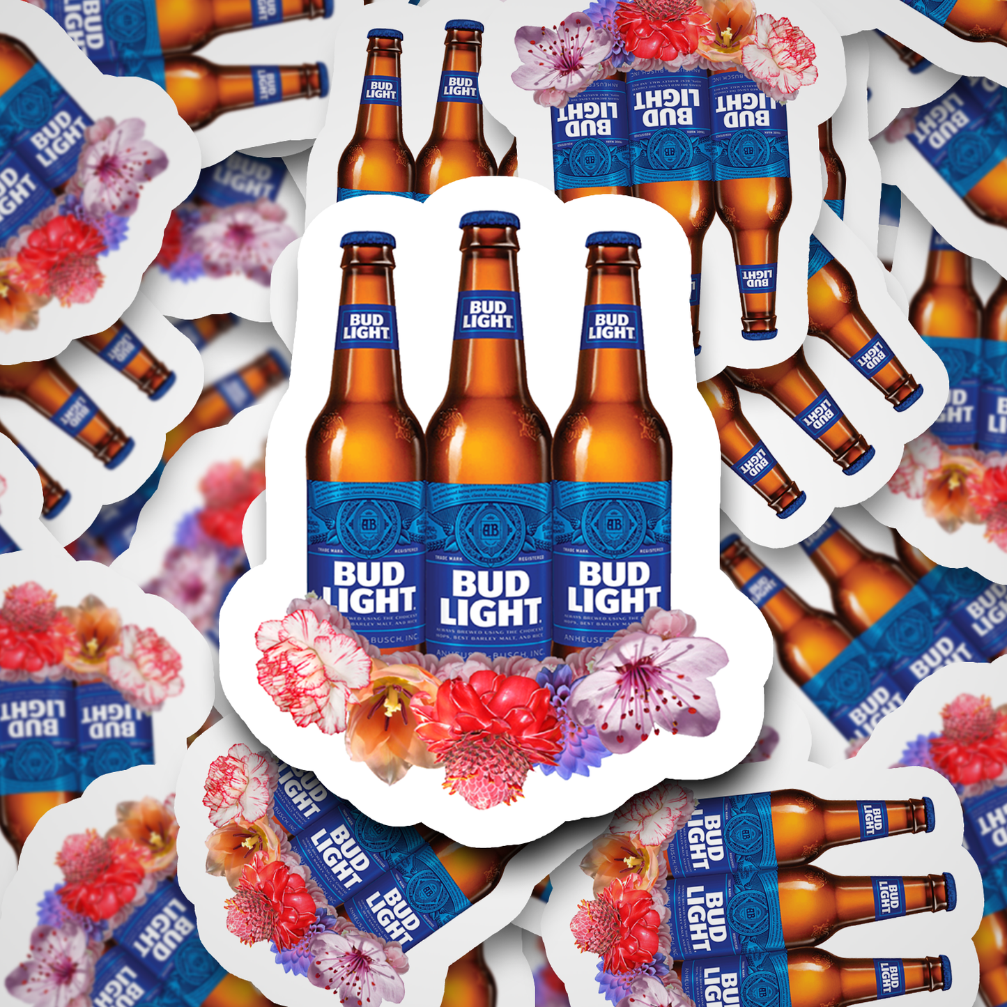 budlight flowers sticker