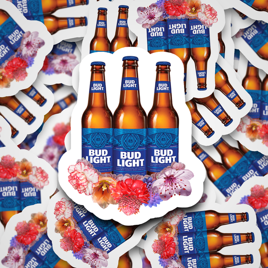 budlight flowers sticker